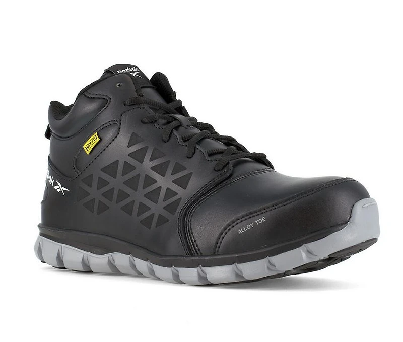 Men's REEBOK Work Sublite Cushion Leather Electrical Hazard Boots