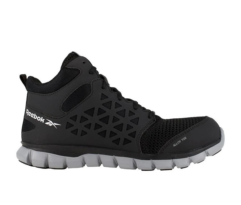 Men's REEBOK Work Sublite Cushion Mid Mesh Boots