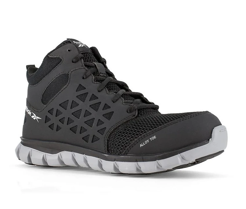 Men's REEBOK Work Sublite Cushion Mid Mesh Boots