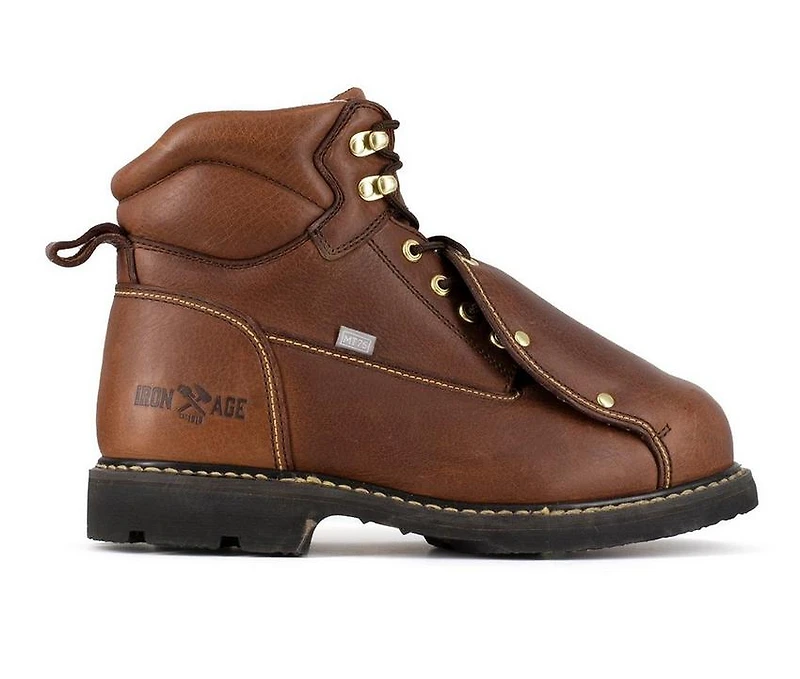 Men's Iron Age Groundbreaker Vibram Steel Toe Work Boots