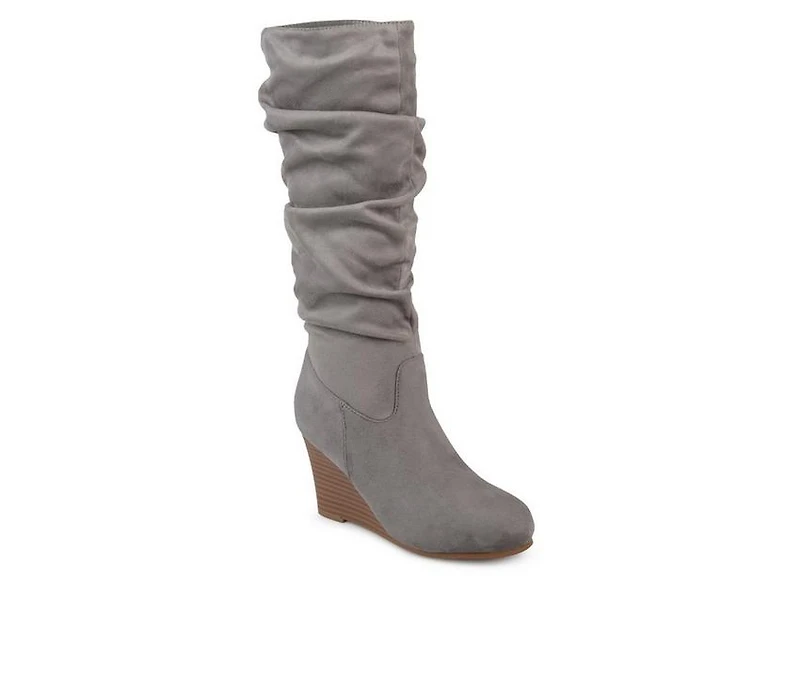 Women's Journee Collection Haze Wedge Knee High Boots
