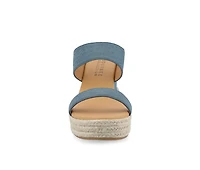 Women's Journee Collection Alissa Espadrille Wedges