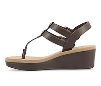 Women's Journee Collection Bianca Wedge Sandals