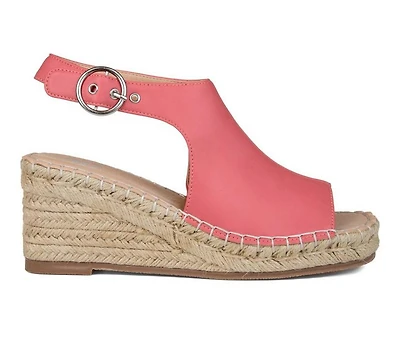 Women's Journee Collection Crew Espadrille Wedges