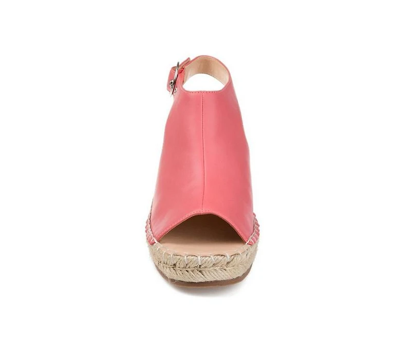 Women's Journee Collection Crew Espadrille Wedges