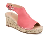 Women's Journee Collection Crew Espadrille Wedges