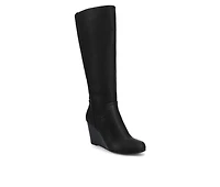 Women's Journee Collection Langly Wedge Knee High Boots