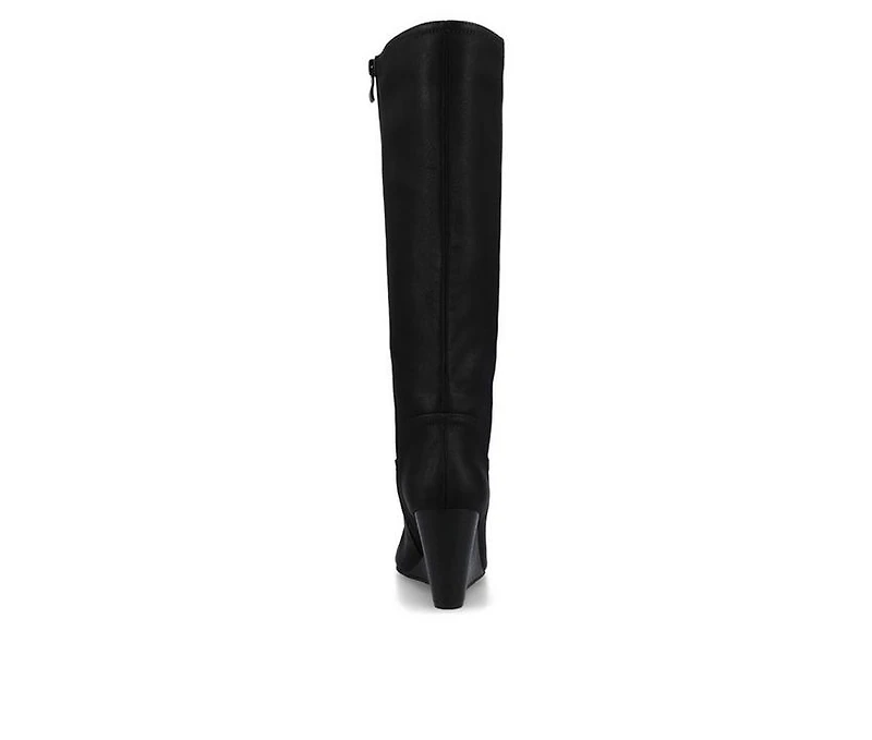 Women's Journee Collection Langly Wedge Knee High Boots