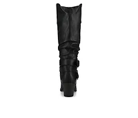 Women's Journee Collection Late Wide Calf Knee High Boots