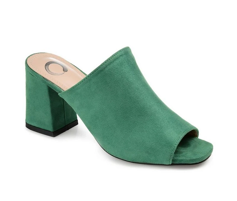 Women's Journee Collection Adelaide Block Heel Dress Sandals