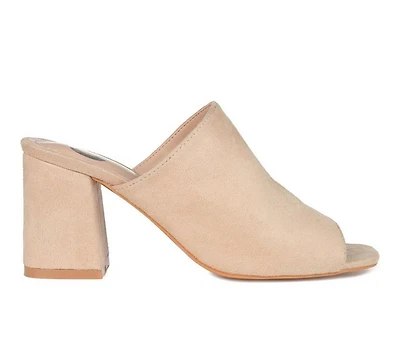 Women's Journee Collection Adelaide Block Heel Dress Sandals