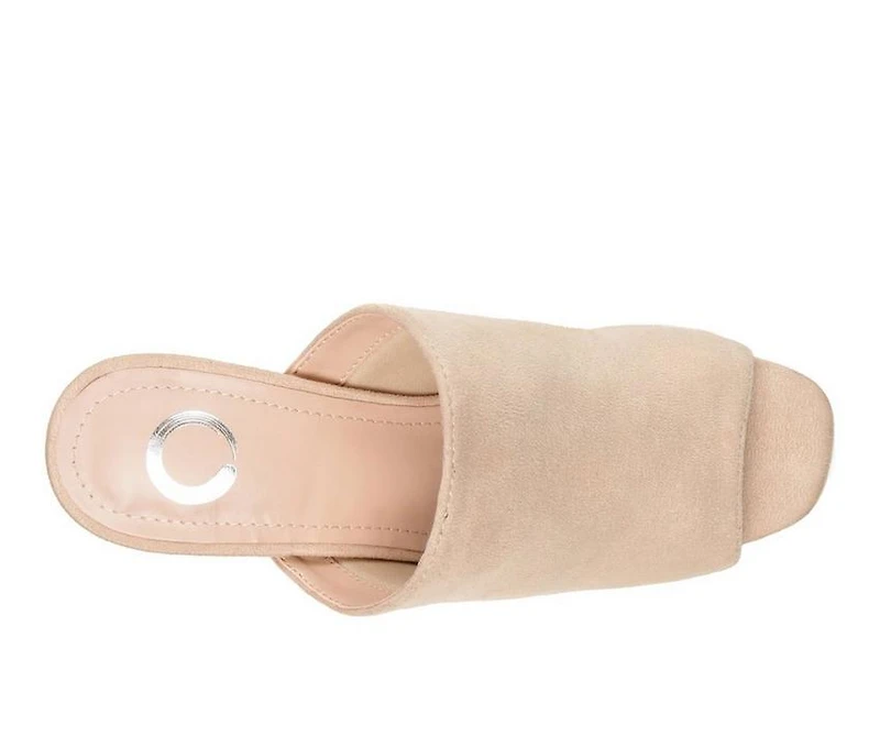 Women's Journee Collection Adelaide Block Heel Dress Sandals