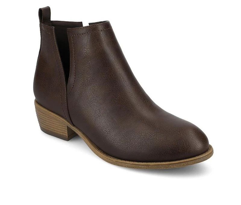 Women's Journee Collection Rimi Side Slit Booties