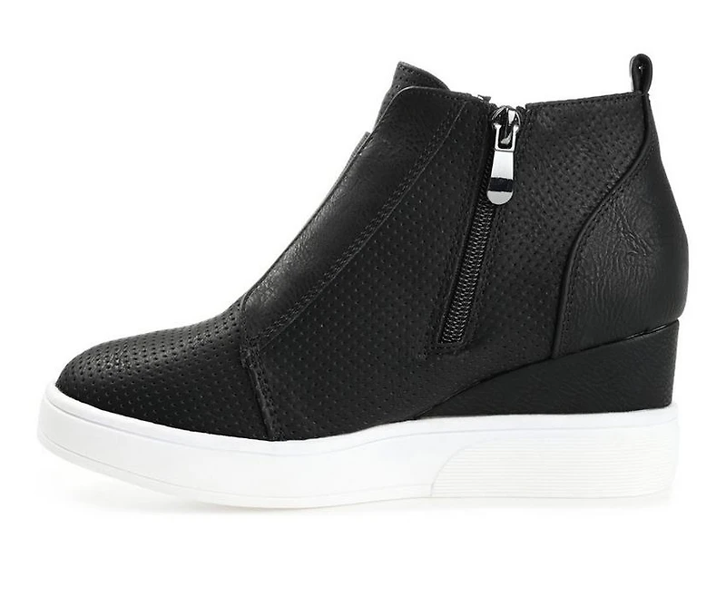 Women's Journee Collection Clara Wedge Sneakers