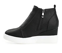 Women's Journee Collection Clara Wedge Sneakers