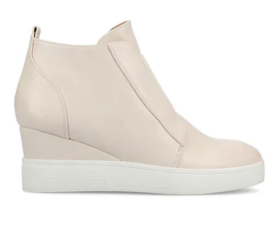 Women's Journee Collection Clara Wedge Sneakers