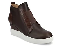 Women's Journee Collection Clara Wedge Sneakers