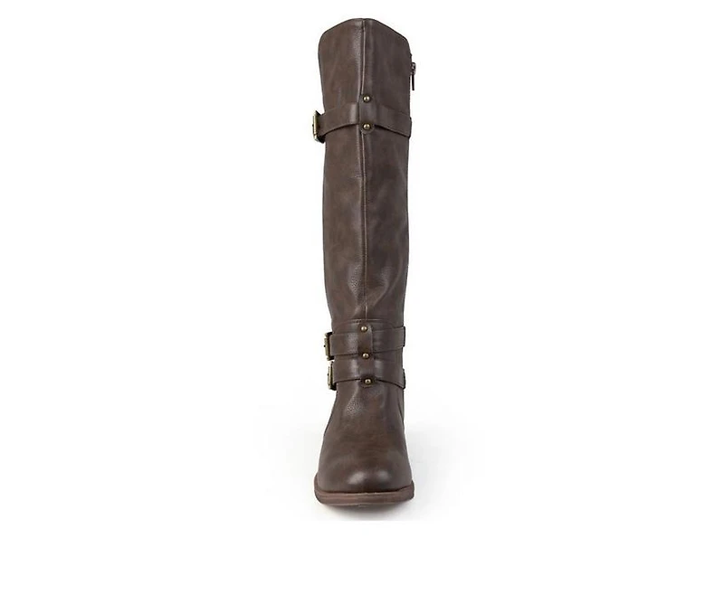 Women's Journee Collection Bite Wide Calf Knee High Boots
