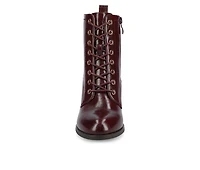 Women's Journee Collection Baylor Lace-Up Booties