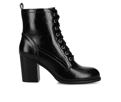 Women's Journee Collection Baylor Lace-Up Booties