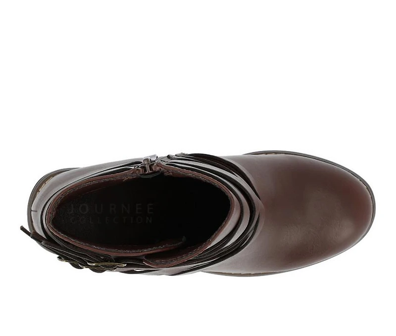 Women's Journee Collection Strap Booties