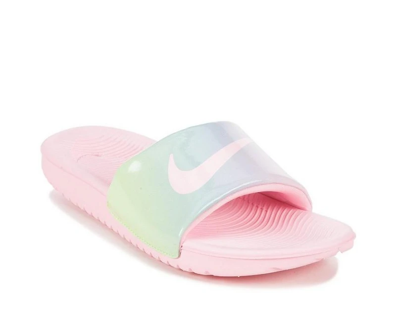Girls' Nike Little Kid & Big Kawa Move Sport Slides