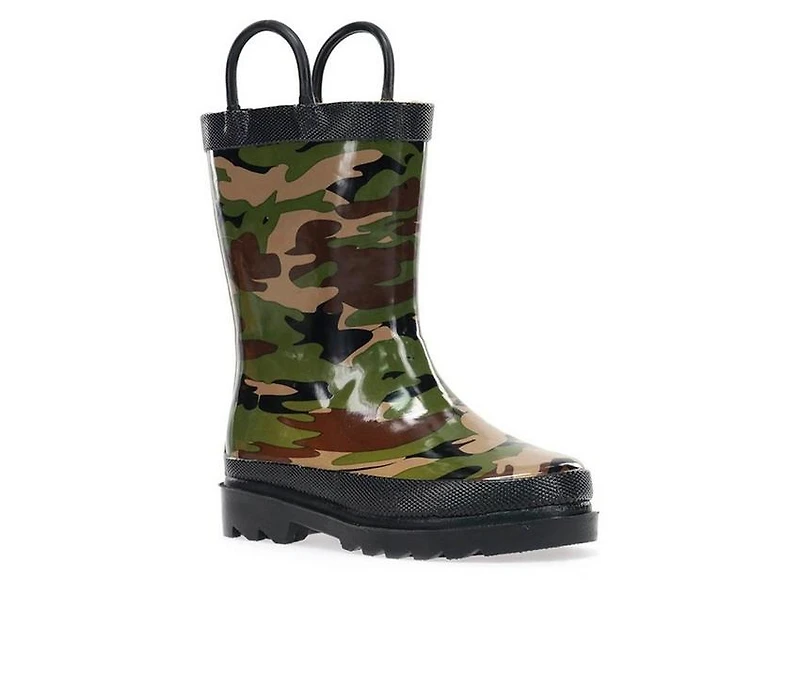Boys' Western Chief Little Kid & Big Camo Rain Boots