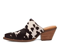 Women's Dingo Boot Calico Heeled Mules