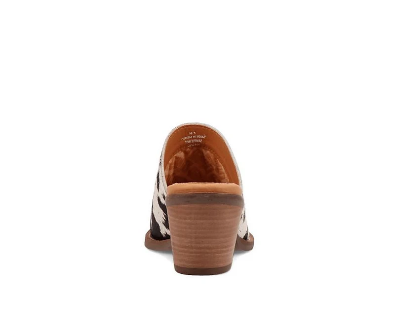 Women's Dingo Boot Calico Heeled Mules
