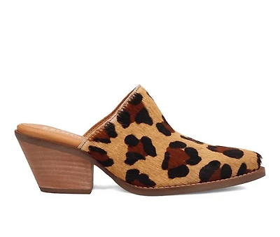 Women's Dingo Boot Calico Heeled Mules