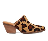 Women's Dingo Boot Calico Heeled Mules