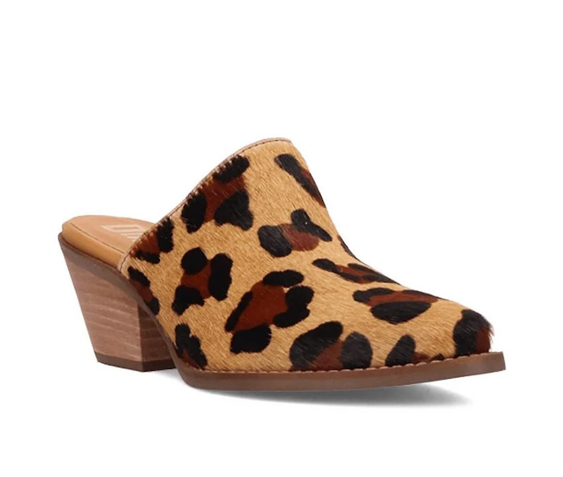 Women's Dingo Boot Calico Heeled Mules