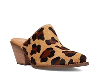 Women's Dingo Boot Calico Heeled Mules