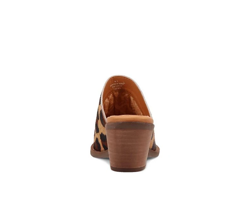 Women's Dingo Boot Calico Heeled Mules