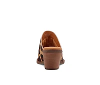 Women's Dingo Boot Calico Heeled Mules