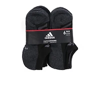 Adidas Kids’ 6 Pair Cushioned No Show Socks