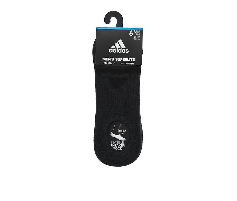 Adidas 6p Mens Superlite Liner Socks