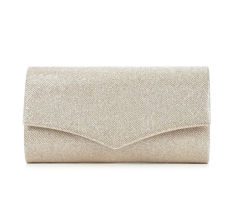 Four Seasons Handbags Glitter Envelope Clutch