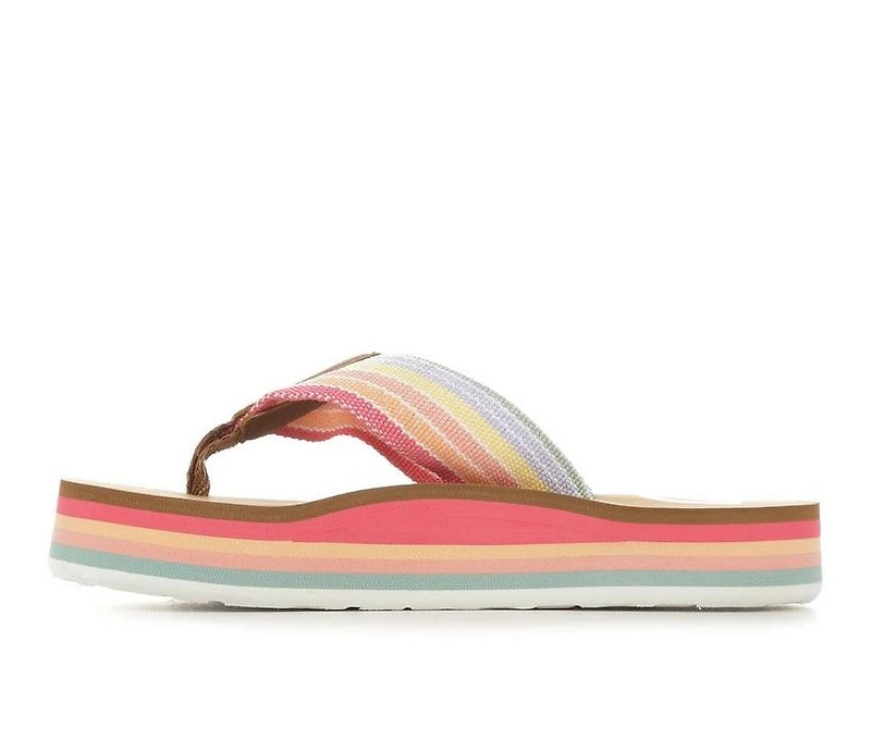 Girls' Roxy Little Kid & Big Chika Platform Flip-Flops