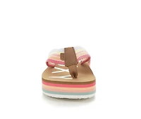 Girls' Roxy Little Kid & Big Chika Platform Flip-Flops