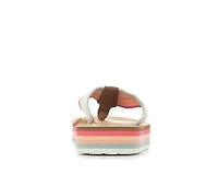 Girls' Roxy Little Kid & Big Chika Platform Flip-Flops