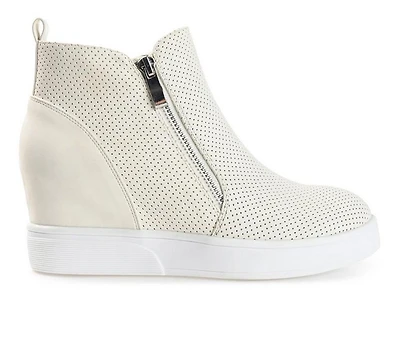 Women's Journee Collection Pennelope Wedge Sneakers