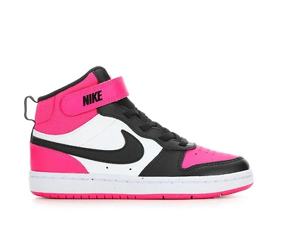 Kids' Nike Little Kid Court Borough Mid 2 Sneakers