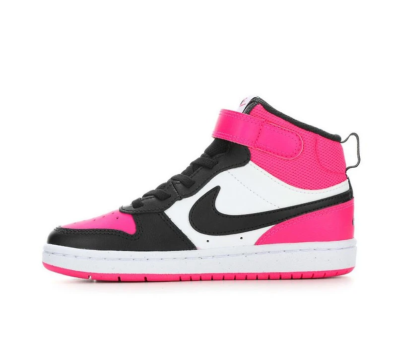 Kids' Nike Little Kid Court Borough Mid 2 Sneakers