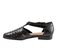 Women's Trotters Leatha Open Weave Flats
