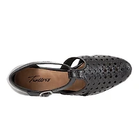 Women's Trotters Leatha Open Weave Flats