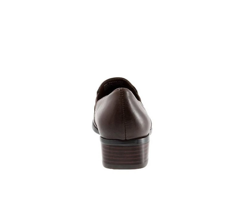 Women's Trotters Ash Heeled Loafers