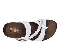 Women's White Mountain Hazy Footbed Sandals