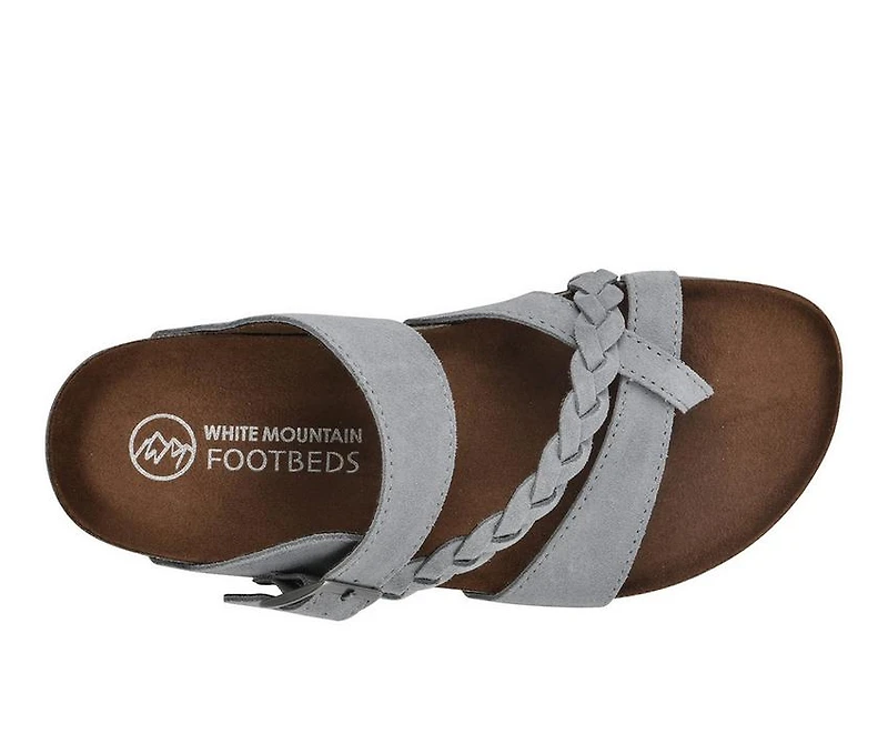 Women's White Mountain Hazy Footbed Sandals