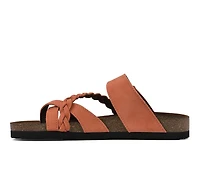 Women's White Mountain Hazy Footbed Sandals
